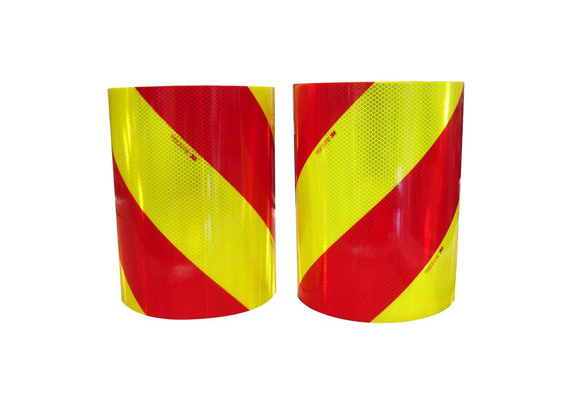 KIT 2 WALZENSCHEIBEN 45,7x0,28 m (1 RECHTS + 1 LINKS) - Markierung Feuerwehrmann 3M